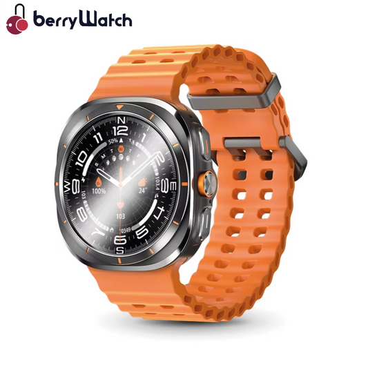 Montre connectée berryWatch smart 7 Ultra pour hommes et femmes, AMOLED, NFC, boussole, étanchéité IP68, fréquence cardiaque, Spo2, Sport, pour Android et IOS, nouveau, 47Mm